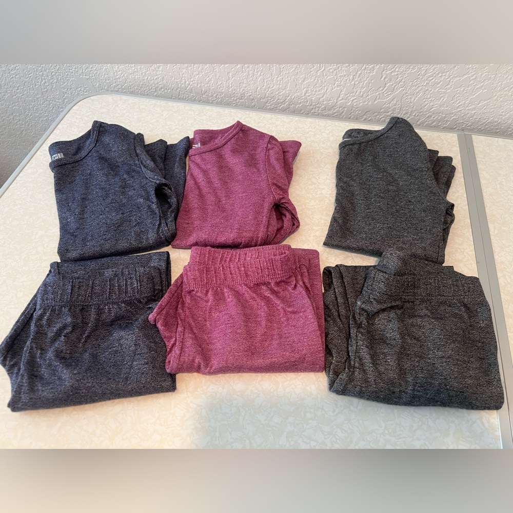 3 pairs 32 degrees Base Layer Thermal Underwear size XS